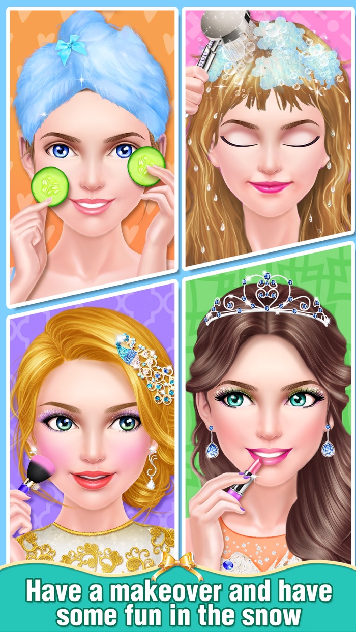Royal Family Winter Salon - Snow Princess Makeover