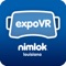 ExpoVR is a Nimlok-Louisiana Virtual Reality app that showcases multiple styles and sizes of trade show exhibit displays in a Virtual Reality world