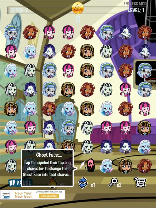 Captura 5 Monster Girls Match 3: Conectar las muñecas iphone