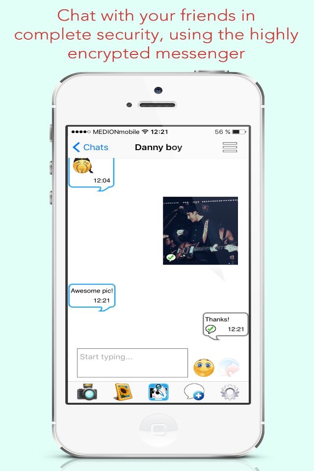 BotherMe&U Encrypted Messenger screenshot 3