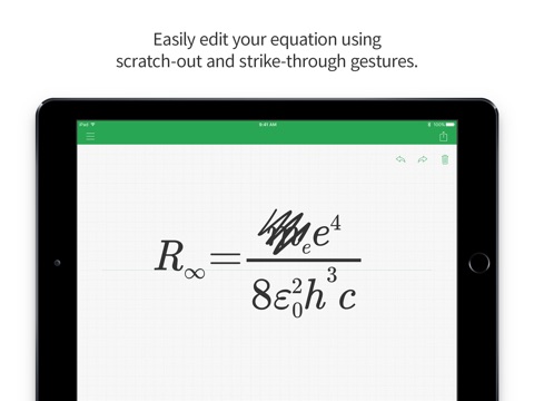 MyScript MathPad screenshot 3