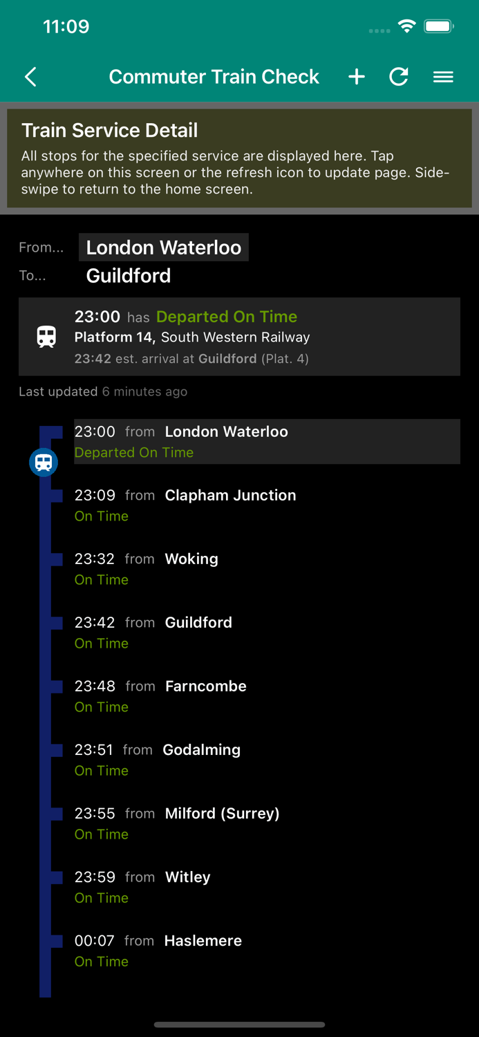 Commuter Train Check