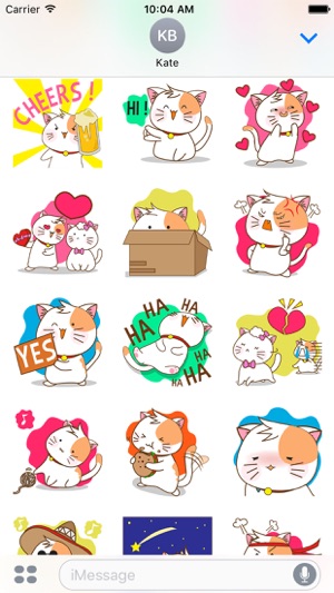 Kenta, the innocent cat for iMessage Sticker(圖3)-速報App