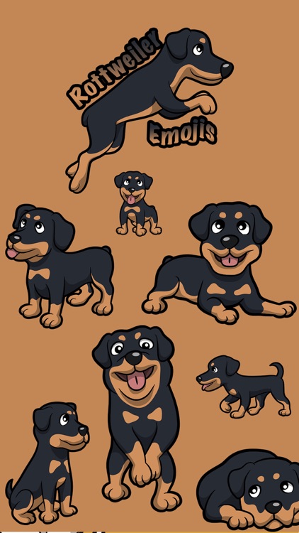 Rottwemoji - Rottweiler Emoji & Stickers