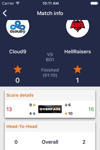 eSportLiveScore screenshot 4