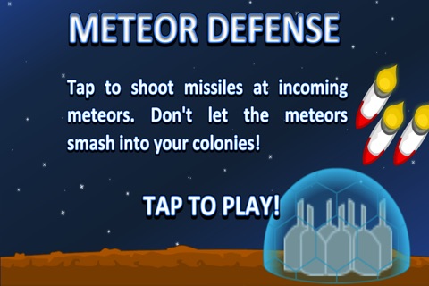 Missile Defense Meteor asteroid smasher screenshot 3