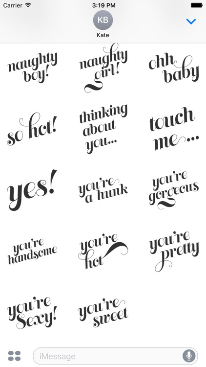 Flirt Stickers