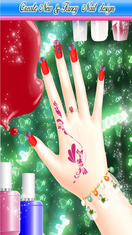 Christmas Wedding Nail Art : Fancy Nail Art Games