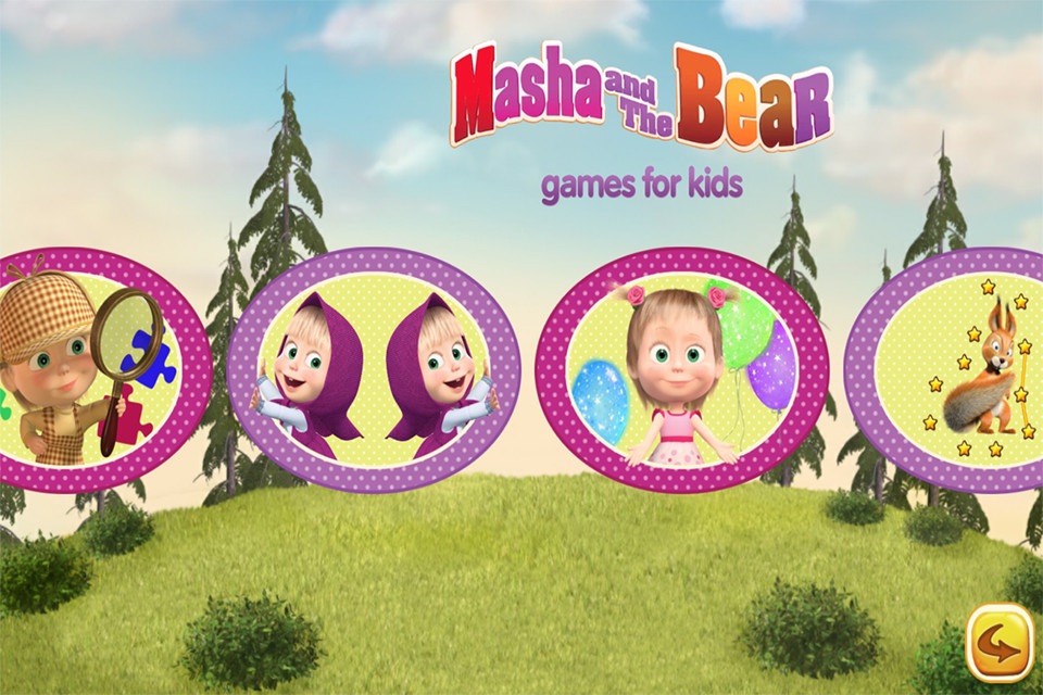 Маша и Медведь: Игры мультики screenshot 3