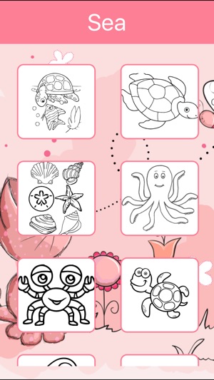 Fish & Sea animals Coloring Book for Kids(圖3)-速報App