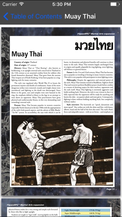 FSpace Roleplaying Martial Arts v1.1