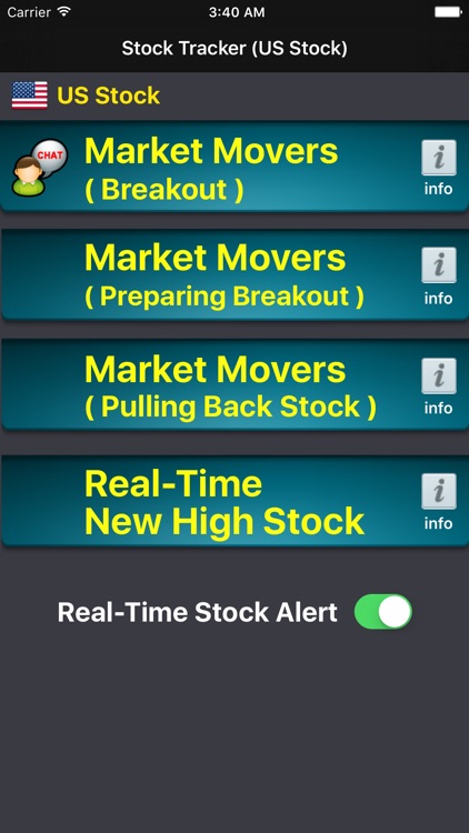 US Stock Tracker : Real-Time