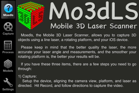 Mobile 3d Laser Scanner screenshot 2