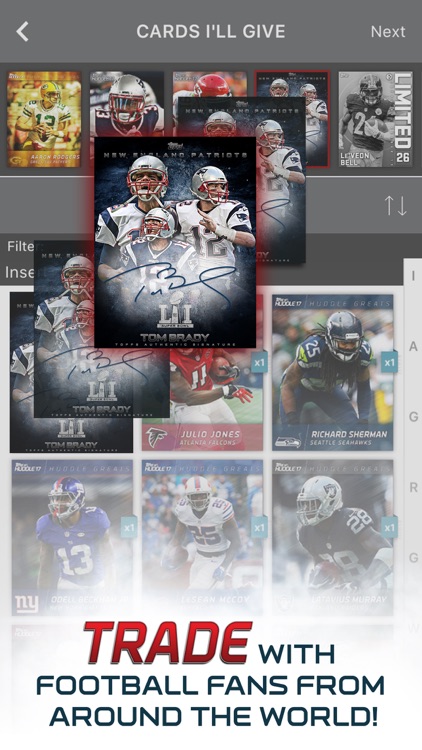 NFL HUDDLE: Football Card Trader