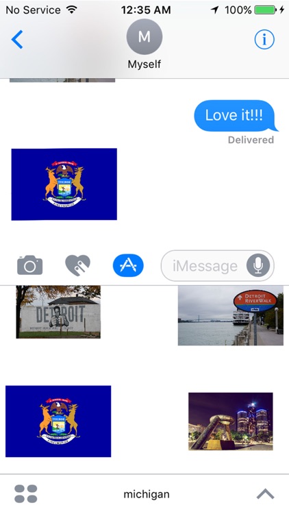 Michigan Stickers for iMessage