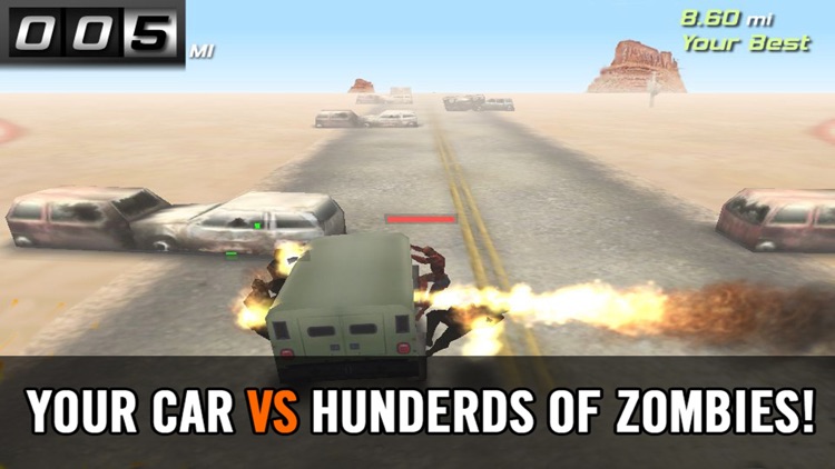 Zombie Smash:Free highway racing & shooting games screenshot-4