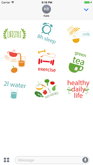 Animated Healthy Lifestyle Stickers(圖2)-速報App