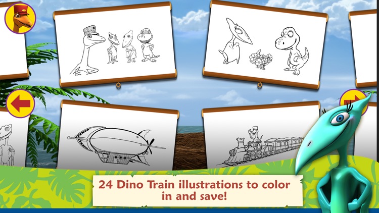 Dinosaur Train: Paint and Match