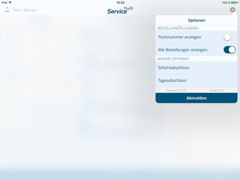 ServicePlus Kasse screenshot 2