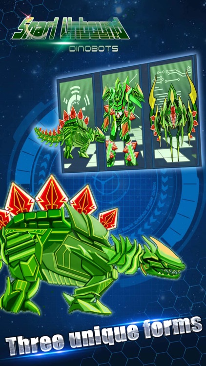 Snarl-Stegosaurus: Robot Dinosaur Fighting Game