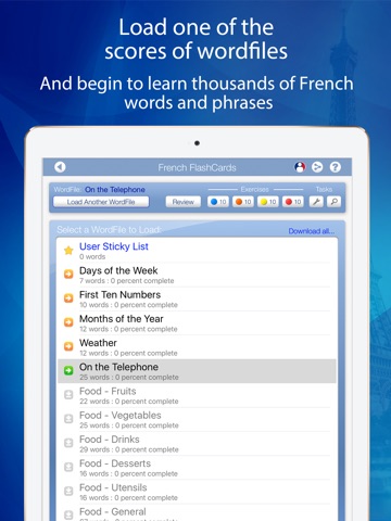 Declan French FlashCards for iPad screenshot 2