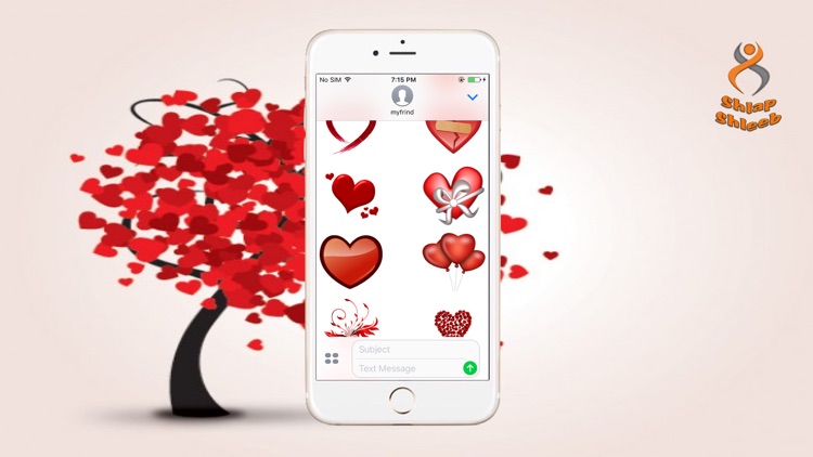 Heart Stickers for Message screenshot-3