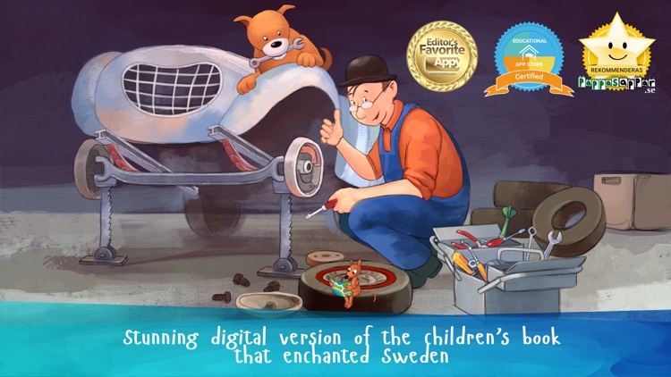 Mulle Meck builds a car — a children's book screenshot-0