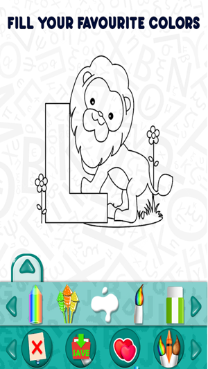 Letters Kids Coloring Book(圖3)-速報App