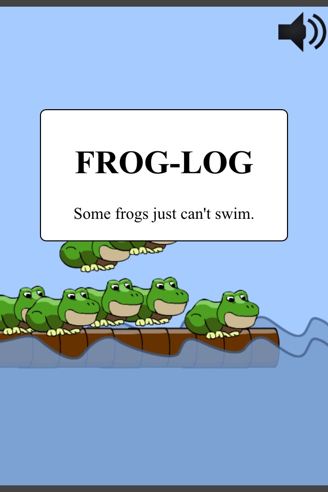 Frog Log - Some frogs just cant swim screenshot 3