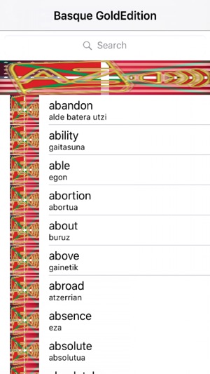 Basque Dictionary GoldEdition