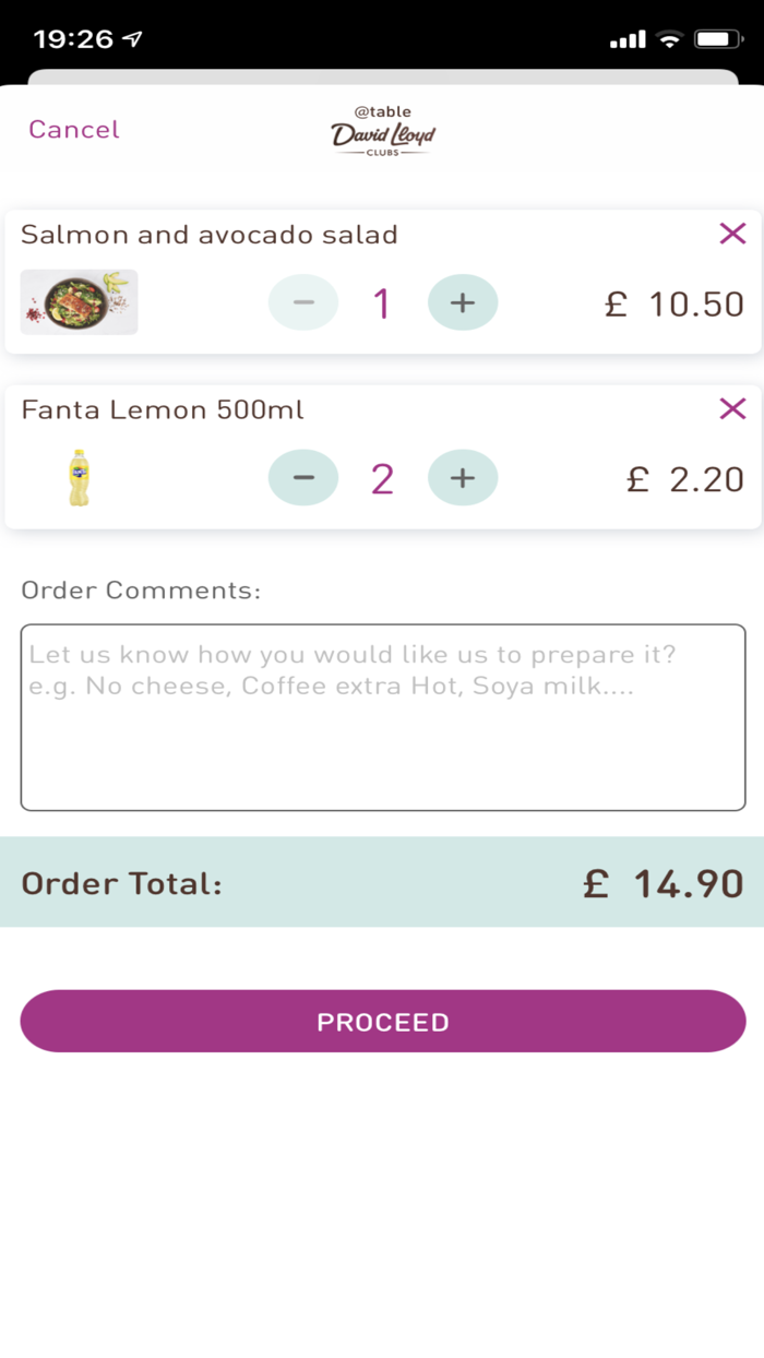 table David Lloyd Clubs