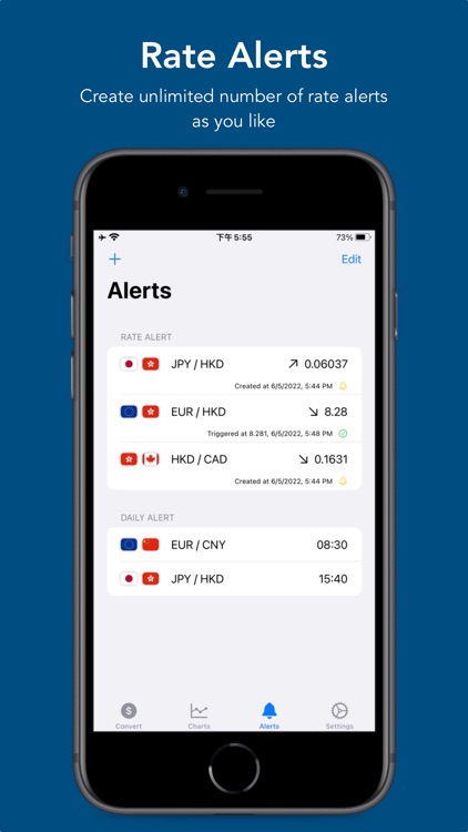 CurrencyXT - Rate alerts screenshot-4