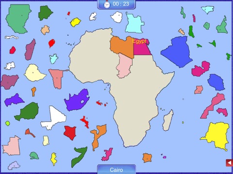 Africa Puzzle Map - náhled