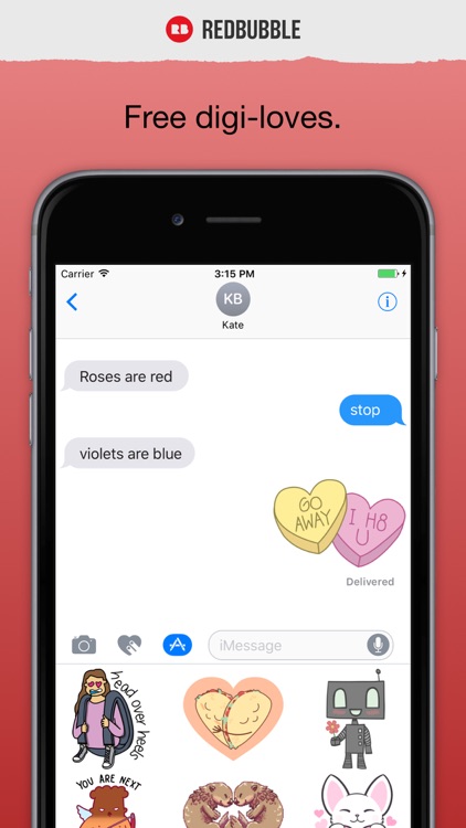 Digital Sticker All-stars: Valentines