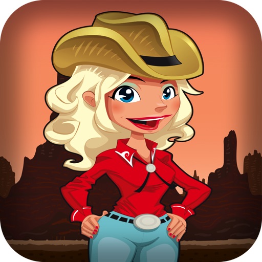 Wildwest Cowgirl in Snakes Rain – Free version iOS App