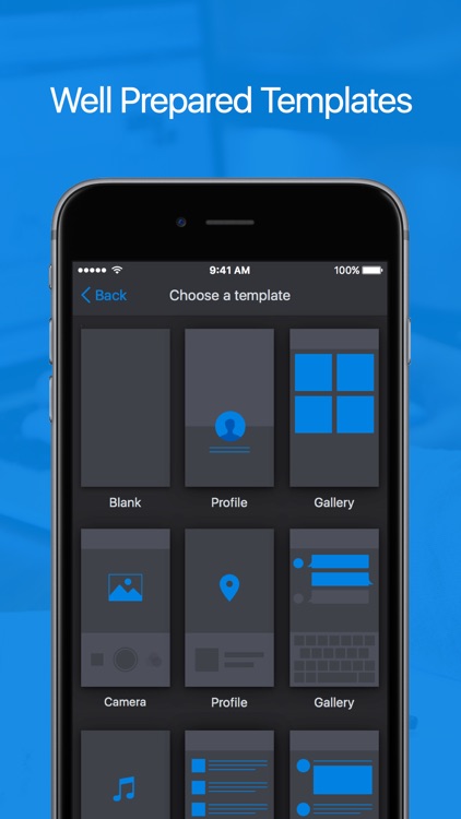 Inspr Pro - Mock-up app designs and prototype