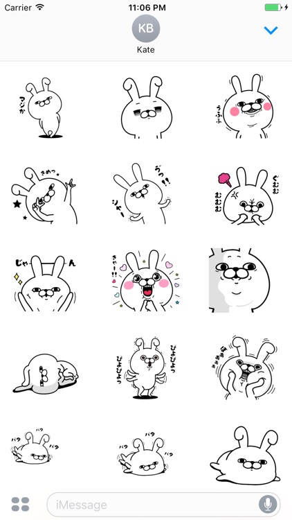 Tina The Sassy Cute Bunny Sticker Vol 1