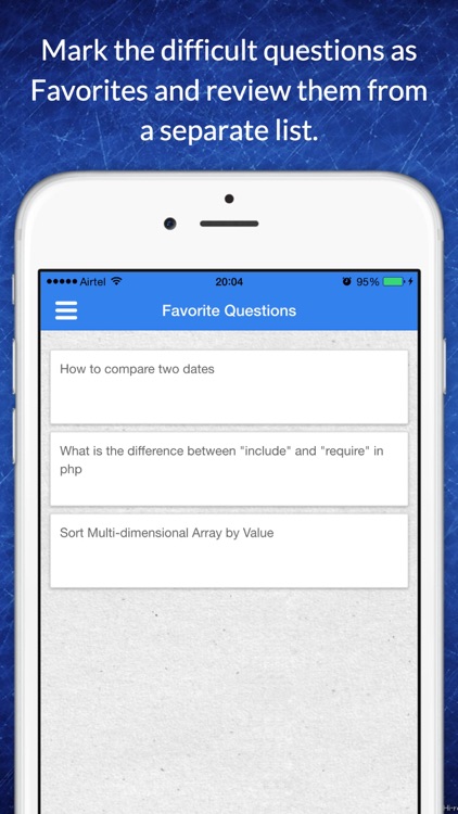 Free app for PHP technical job interview questions screenshot-3