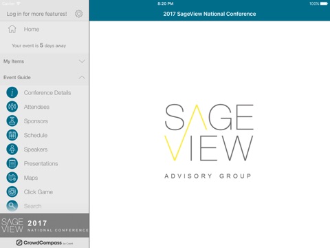 SageView Advisory Group Conference App screenshot 3