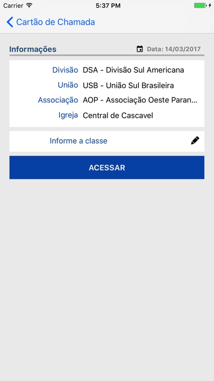 Cartão da Escola Sabatina