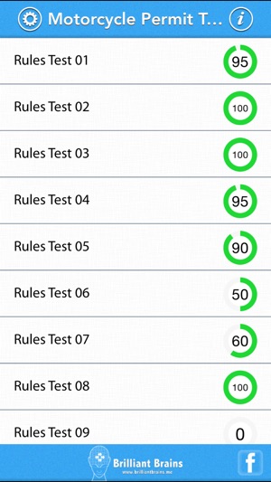 Motorcycle Permit Test Lite