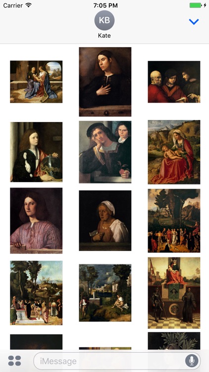 Giorgione Artworks Stickers