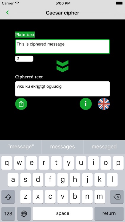 Scrambler - encrypt & decrypt text