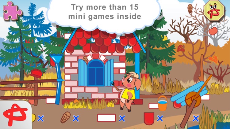 Three Little Pigs: Free Interactive Touch Book