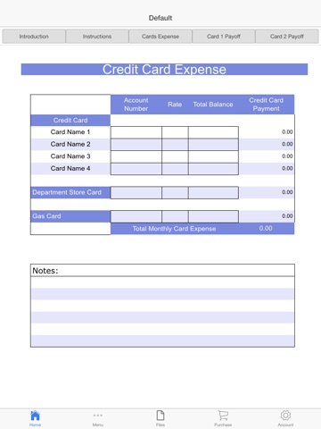 Credit Cards Payoff Calculator screenshot 2