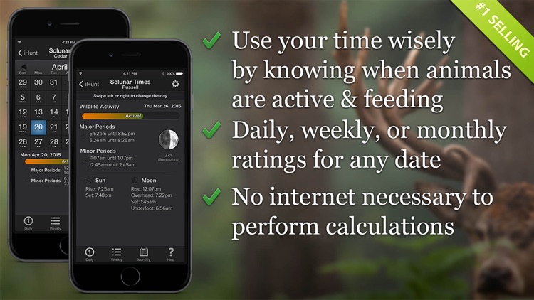 iHunt By Ruger Hunting Calls Fish & Solunar Tables screenshot-3