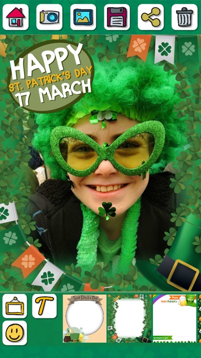 How to cancel & delete St. Patrick's Day photo editor – Frames & stickers from iphone & ipad 1