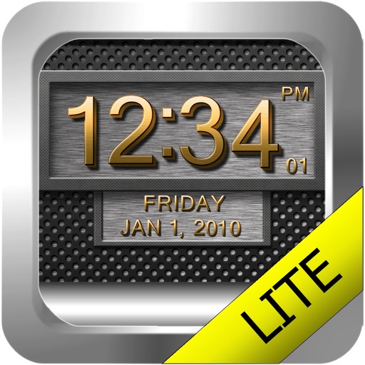 Clock 3D Metal Lite