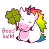 Lucky Rainbow Unicorn Sticker