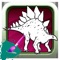 Coloring Page and Paint Stegosaurus
